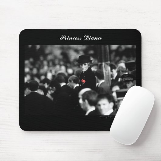 Princess Diana - Poppy Mousepad (Mit Mouse)
