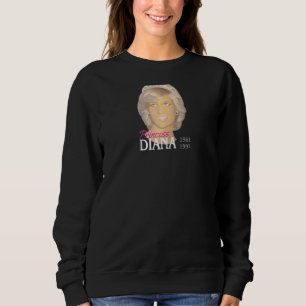 Princess Diana Portrait Painting Liebe Tribute Pic Sweatshirt