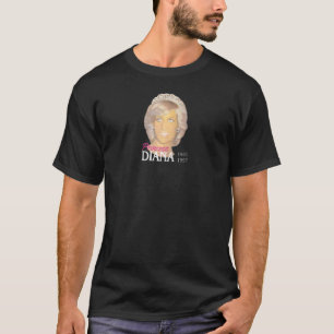 Princess Diana Portrait Painting Liebe Tribute Pic T-Shirt
