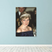 Princess Diana Portugal 1987 Leinwanddruck (Insitu (Holzboden))