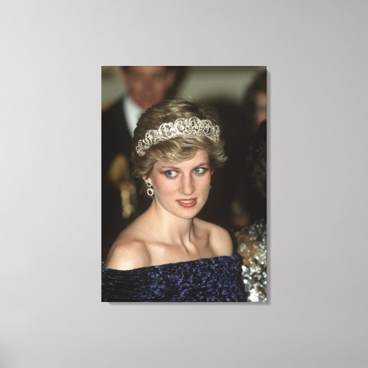 Princess Diana Portugal 1987 Leinwanddruck (Vorderseite)