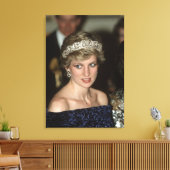 Princess Diana Portugal 1987 Leinwanddruck (Insitu (Wohnzimmer))