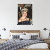 Princess Diana Portugal 1987 Leinwanddruck (Insitu (Schlafzimmer))