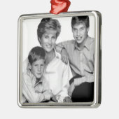 Princess Diana und Söhne Ornament Aus Metall (Links)