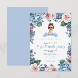 Princess Diaries 30. Geburtstag millennial Einladu Einladung