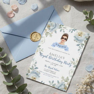 Princess Diaries 30. Geburtstag millennial Einladu Einladung