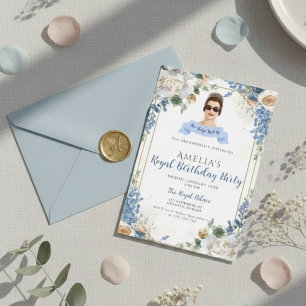 Princess Diaries 30. Geburtstag millennial Einladu Einladung