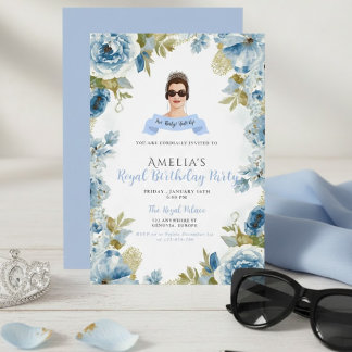 Princess Diaries 30. Geburtstag millennial Einladu Einladung