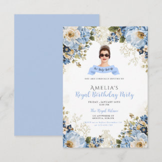 Princess Diaries 30. Geburtstag millennial Einladu Einladung