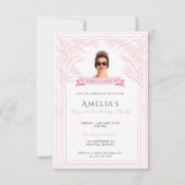 Princess Diaries 30th Birthday milenial Einladung (Vorderseite)