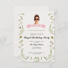 Princess Diaries 30th Birthday milenial Einladung