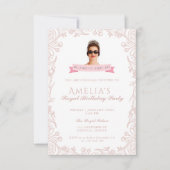 Princess Diaries 30th Birthday milenial Einladung (Vorderseite)