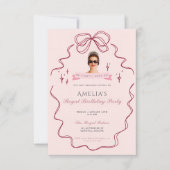 Princess Diaries 30th Birthday milenial Einladung (Vorderseite)