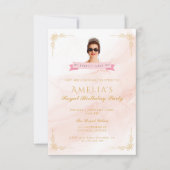 Princess Diaries 30th Birthday milenial Einladung (Vorderseite)