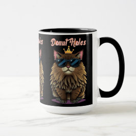 Princess Donut - Donut Löcher Schwarz Tasse