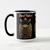 Princess Donut - Donut Löcher Schwarz Tasse (Links)
