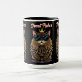 Princess Donut - Donut Löcher Schwarz Tasse (Zentrum)