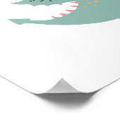 Princess Dragon Castle Birthday Kinderzimmer Poste Poster (Ecke)