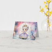Princess Dreams Birthday Card Karte (Gelbe Blume)