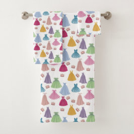 Princess Dress Fairytale Girl Badezimmer Dekoratio Badhandtuch Set