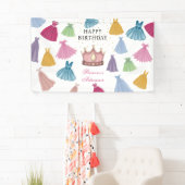 Princess Dress Fairytale Little Girl Geburtstag Banner (Insitu)