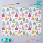 Princess Dress Mairytale Little Girl Pattern Seidenpapier (Basteln)