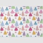 Princess Dress Mairytale Little Girl Pattern Seidenpapier (Vorderseite)