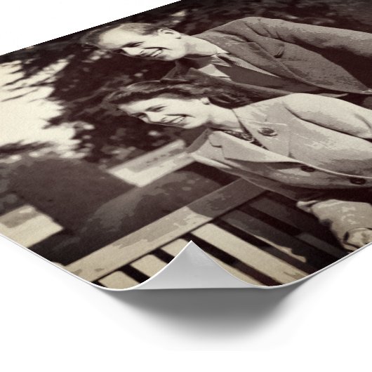 Princess Elizabeth II Prince Philip Poster (Ecke)