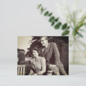 Princess Elizabeth II Prince Philip Postkarte (Stehend Vorderseite)