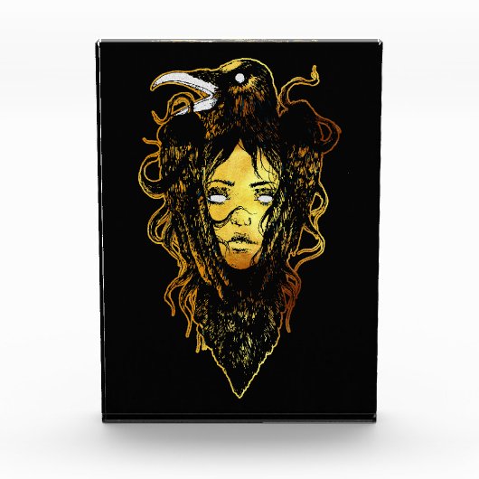 Princess Embraced by a Crow Fotoblock (Vorderseite)