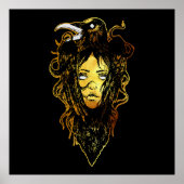 Princess Embraced by a Crow Poster (Vorne)