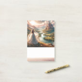 Princess Enchanted Castle Fairytale Post-it Klebezettel (Auf Schreibtisch)