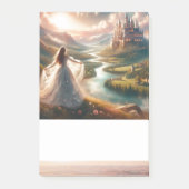 Princess Enchanted Castle Fairytale Post-it Klebezettel (Vorderseite)