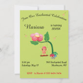 Princess Fairy Tale Birthday Einladung (Rückseite)