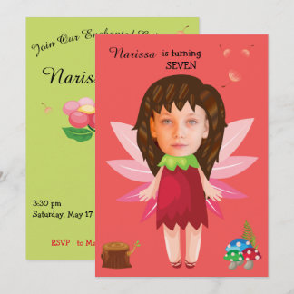 Princess Fairy Tale Birthday Einladung
