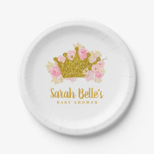Princess Fairytale Babydusche Pappteller