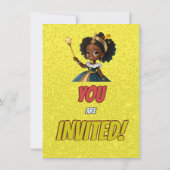 Princess Fairytale Royal Hübsch Birthday Einladung (Rückseite)