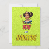 Princess Fairytale Royal Hübsch Birthday Einladung (Rückseite)