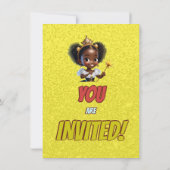 Princess Fairytale Royal Hübsch Birthday Einladung (Rückseite)