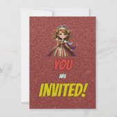 Princess Fairytale Royal Hübsch Birthday Einladung (Rückseite)