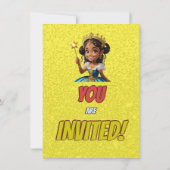 Princess Fairytale Royal Hübsch Birthday Einladung (Rückseite)