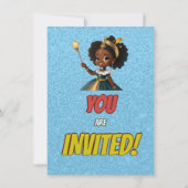 Princess Fairytale Royal Hübsch Birthday Einladung (Rückseite)