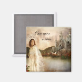 Princess Fantasy Castle Hochzeitsgeschenke Magnet (Vorderseite/Rückseite)