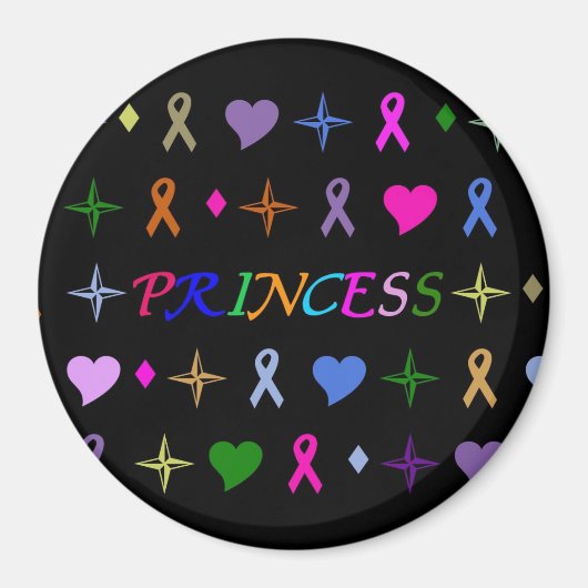Princess Fashion Magnet Black (Vorne)