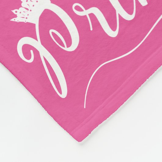 "PRINCESS" Fleece Blankets (Ecke)