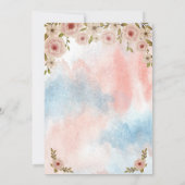 Princess Floral Burg Wilhelm Tell Einladung (Rückseite)