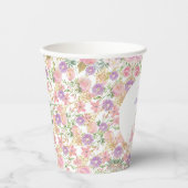 Princess Floral Castle Pappbecher (Vorderseite)