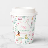 Princess-Frosch-Baby-Party Wald Pappbecher (Vorderseite)