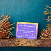 Princess! Fun Personalized girl tabletop plaque Fotoplatte (Seite)