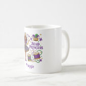 Princess für personalisierte Textbeads - Mardi Gra Kaffeetasse (VorderseiteRechts)
